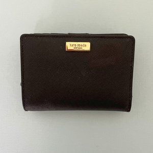 Kate Spade Black Saffiano Leather Wallet